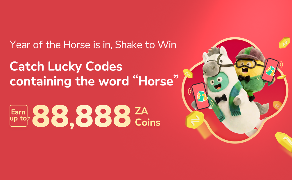 Shake for rewards, it’s the Year of the Horse!